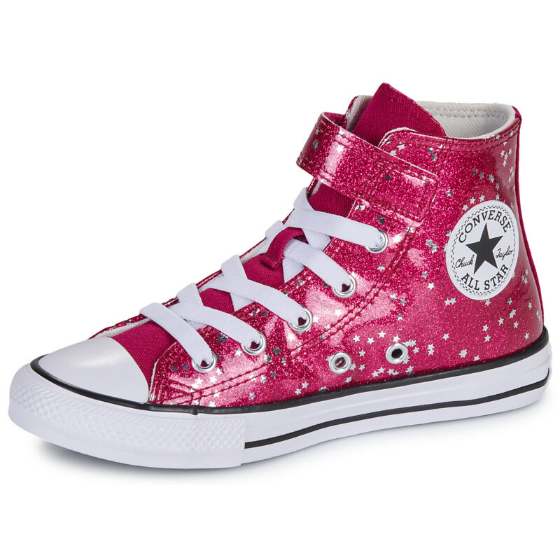 Converse CHUCK TAYLOR ALL STAR GLITTER EASY ON Rosa Sneakers Bambina - 4