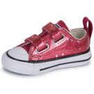 Converse CHUCK TAYLOR ALL STAR GLITTER EASY ON Rosso Sneakers Bambina - 4