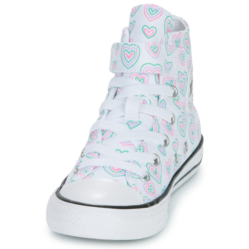 Converse CHUCK TAYLOR ALL STAR HEARTS EASY-ON Multicolore Sneakers Bambina - 3
