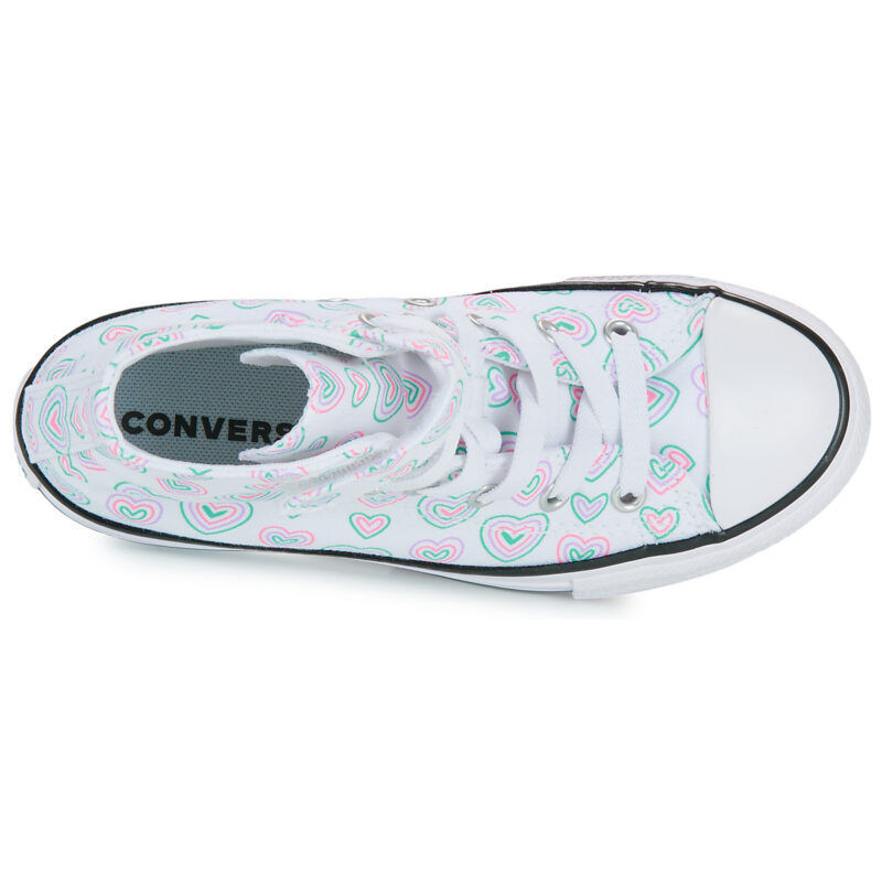 Converse CHUCK TAYLOR ALL STAR HEARTS EASY-ON Multicolore Sneakers Bambina - 6