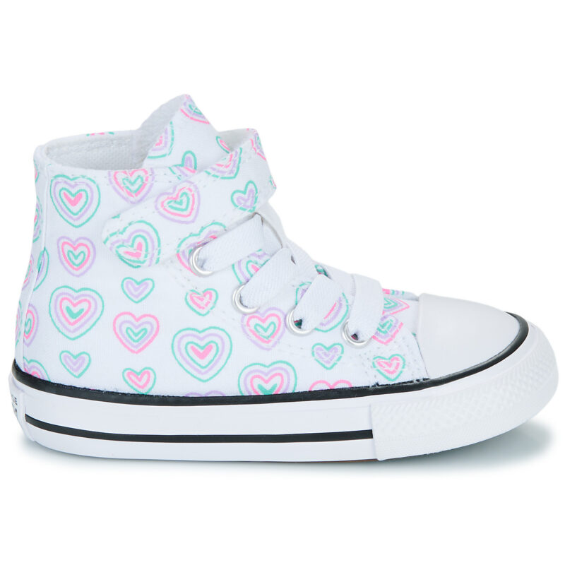 Converse CHUCK TAYLOR ALL STAR HEARTS EASY-ON Multicolore Sneakers Bambina - 2