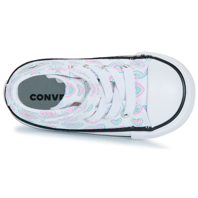 Converse CHUCK TAYLOR ALL STAR HEARTS EASY-ON Multicolore Sneakers Bambina - 6