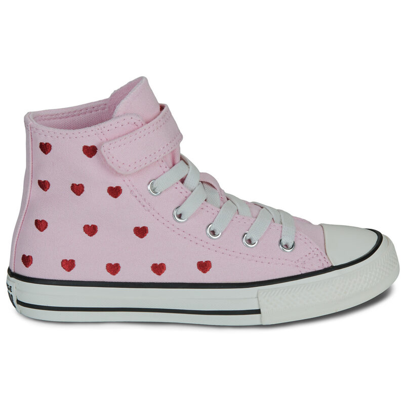 Converse CHUCK TAYLOR ALL STAR HEARTS ROSES EASY-ON Rosa Sneakers Bambina - 2