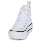 Converse CHUCK TAYLOR ALL STAR LIFT DOUBLE STACK Bianco Sneakers Bambina - 3