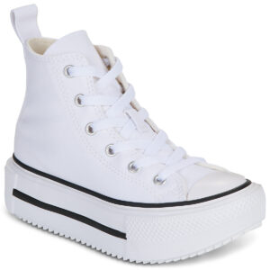 Scarpe bambini ragazza Converse  CHUCK TAYLOR ALL STAR LIFT DOUBLE STACK  Bianco Converse 194435841144