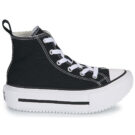 Converse Baskets Chuck Taylor All Star Lift Double Stack noires pour fille - Taille 2