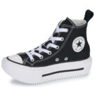 Converse Baskets Chuck Taylor All Star Lift Double Stack noires pour fille - Taille 4