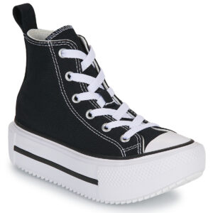 Scarpe bambini ragazza Converse  CHUCK TAYLOR ALL STAR LIFT DOUBLE STACK  Nero Converse 194435841021