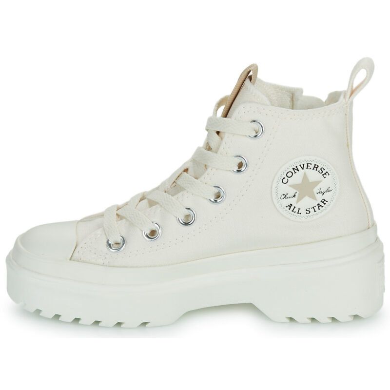 Converse CHUCK TAYLOR ALL STAR LUGGED LIFT Bianco Sneakers Bambina - 4