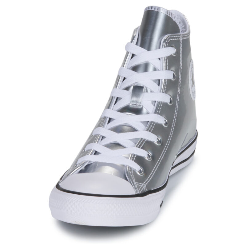 Converse CHUCK TAYLOR ALL STAR METALLIC Argento Sneakers Bambina - 3