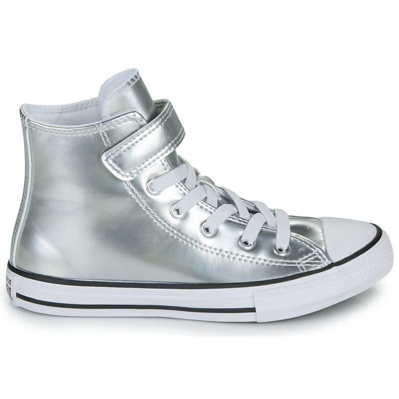 Converse CHUCK TAYLOR ALL STAR METALLIC EASY-ON Argento Sneakers Bambina - 2