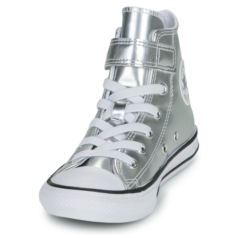 Converse CHUCK TAYLOR ALL STAR METALLIC EASY-ON Argento Sneakers Bambina - 3