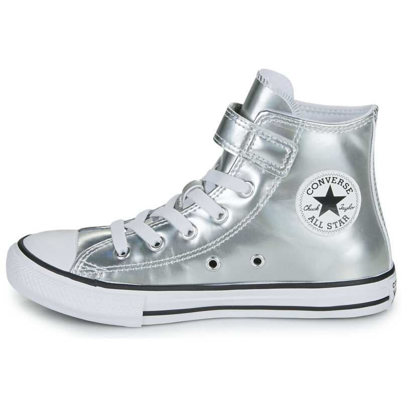 Converse CHUCK TAYLOR ALL STAR METALLIC EASY-ON Argento Sneakers Bambina - 4