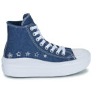 Converse CHUCK TAYLOR ALL STAR MOVE Bleu - Baskets pour fille - 2