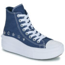 Converse CHUCK TAYLOR ALL STAR MOVE Bleu - Baskets pour fille - 1