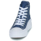 Converse CHUCK TAYLOR ALL STAR MOVE Bleu - Baskets pour fille - 3