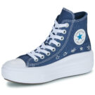 Converse CHUCK TAYLOR ALL STAR MOVE Bleu - Baskets pour fille - 4