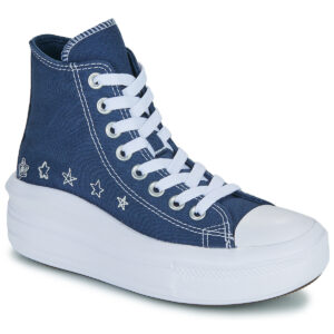 Scarpe bambini ragazza Converse  CHUCK TAYLOR ALL STAR MOVE  Blu Converse 194435665696