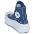 Converse CHUCK TAYLOR ALL STAR MOVE Bleu - Baskets pour fille - 5
