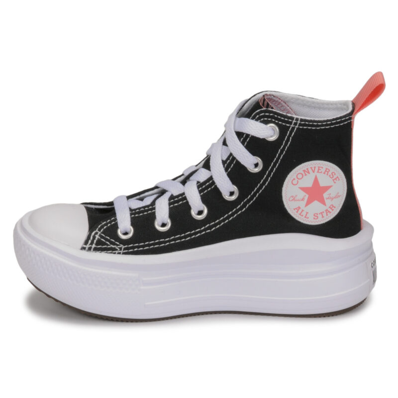 Converse Baskets montantes CHUCK TAYLOR ALL STAR MOVE CANVAS noires pour filles - 4