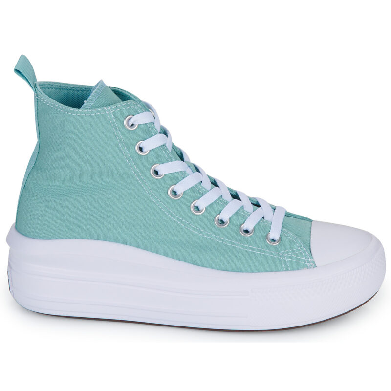 Converse CHUCK TAYLOR ALL STAR MOVE PLATFORM Blu - Sneakers Bambina - 2