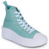 Scarpe bambini ragazza Converse  CHUCK TAYLOR ALL STAR MOVE PLATFORM  Blu Converse 194435320281