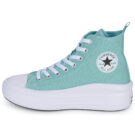 Converse CHUCK TAYLOR ALL STAR MOVE PLATFORM Blu - Sneakers Bambina - 4