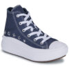 Scarpe bambini ragazza Converse  CHUCK TAYLOR ALL STAR MOVE PLATFORM  Blu Converse 194435665788