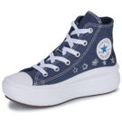 Converse CHUCK TAYLOR ALL STAR MOVE PLATFORM Blu - Sneakers Bambina - 4