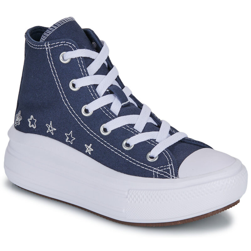 Converse CHUCK TAYLOR ALL STAR MOVE PLATFORM Blu - Sneakers Bambina - 1