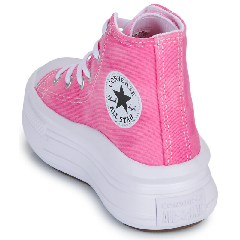 Converse CHUCK TAYLOR ALL STAR MOVE PLATFORM COLOR SPLASH Rosa Sneakers Bambina - 5