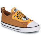 Converse CHUCK TAYLOR ALL STAR ONE STRAP LEOPARDS EASY-ON Marrone Sneakers Bambina - 1