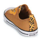 Converse CHUCK TAYLOR ALL STAR ONE STRAP LEOPARDS EASY-ON Marrone Sneakers Bambina - 5