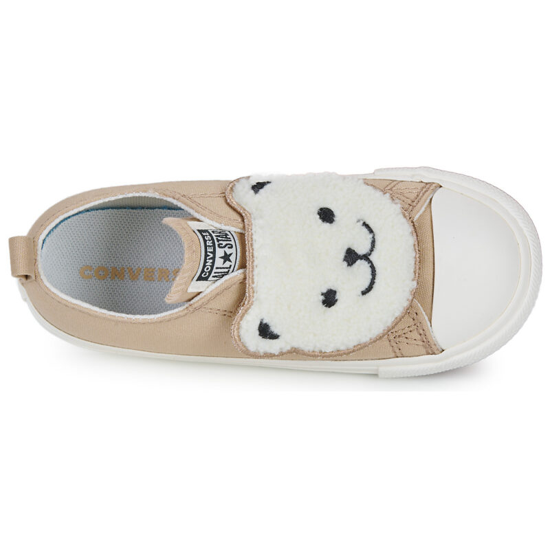 Converse CHUCK TAYLOR ALL STAR SHERPA BEAR EASY-ON Beige Sneakers Bambina - 6