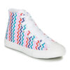 Scarpe bambini ragazza Converse  CHUCK TAYLOR ALL STAR VLTG - HI  Bianco Converse 0888757841141