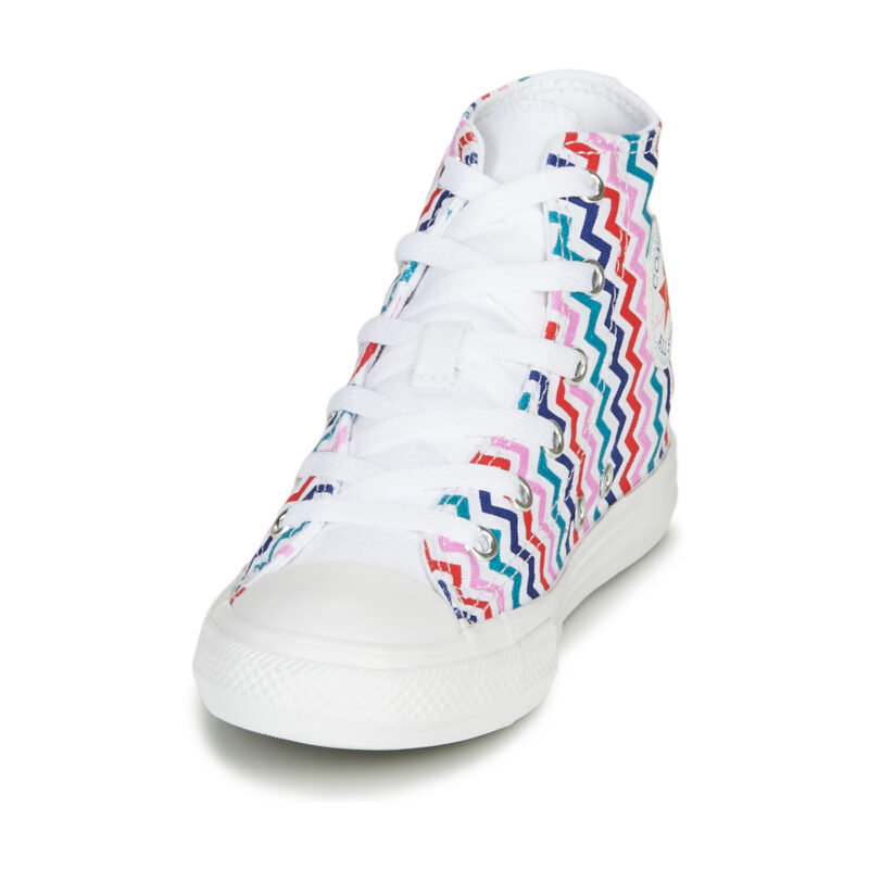 Converse CHUCK TAYLOR ALL STAR VLTG - HI Bianco Sneakers Bambina - 3
