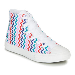 Scarpe bambini ragazza Converse  CHUCK TAYLOR ALL STAR VLTG - HI  Bianco Converse 0888757841141