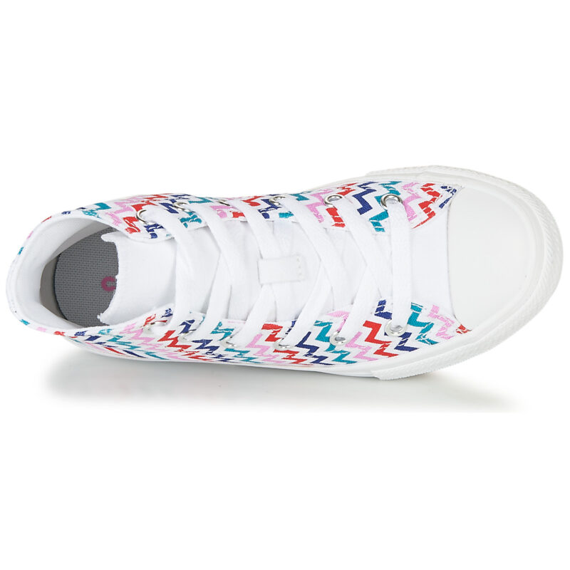 Converse CHUCK TAYLOR ALL STAR VLTG - HI Bianco Sneakers Bambina - 6