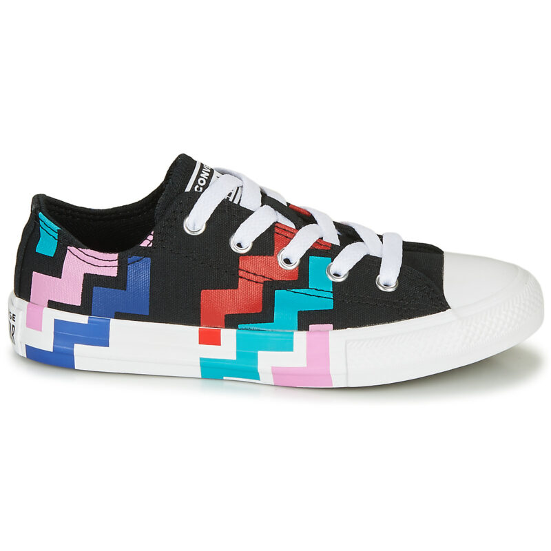 Converse CHUCK TAYLOR ALL STAR VLTG - OX Nero Sneakers Bambina - 2