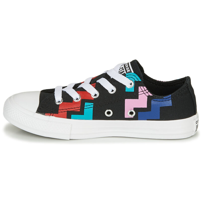 Converse CHUCK TAYLOR ALL STAR VLTG - OX Nero Sneakers Bambina - 4