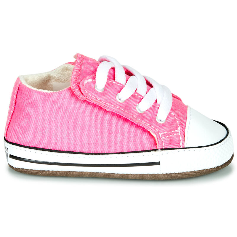 Converse CHUCK TAYLOR FIRST STAR CANVAS HI Baskets Fille Rose - 2
