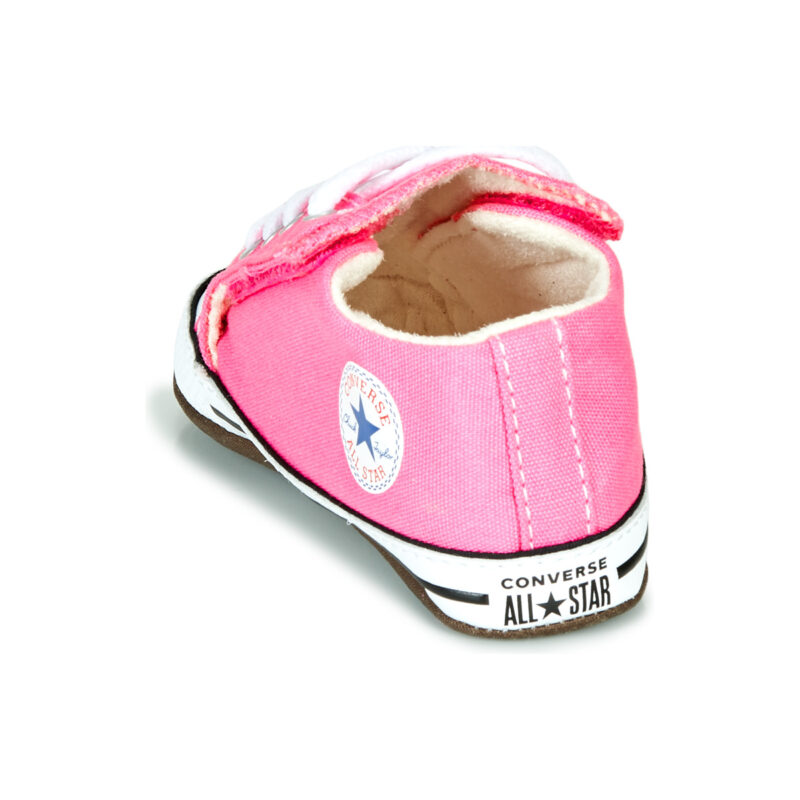 Converse CHUCK TAYLOR FIRST STAR CANVAS HI Baskets Fille Rose - 5