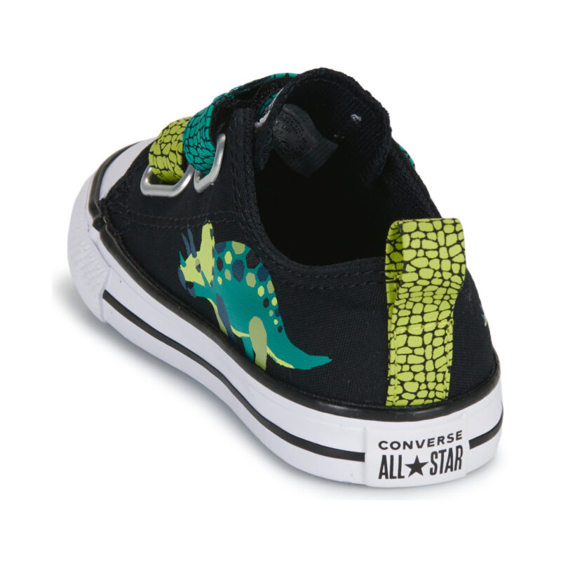 Converse Zapatillas CTAS DINOS EASY ON negras para niña - 5