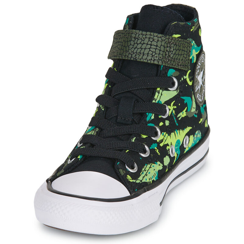 Converse CTAS EASY-ON DINOS Nero Sneakers Bambina - 3
