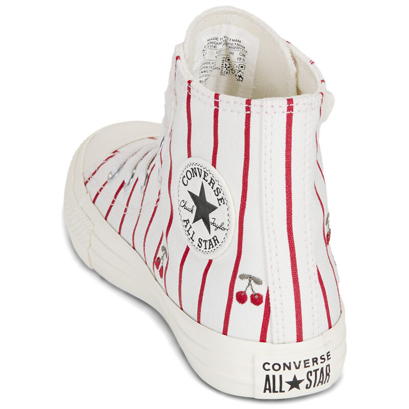 Converse Chuck Taylor All Star 1V Bianco Sneakers Bambina - 5