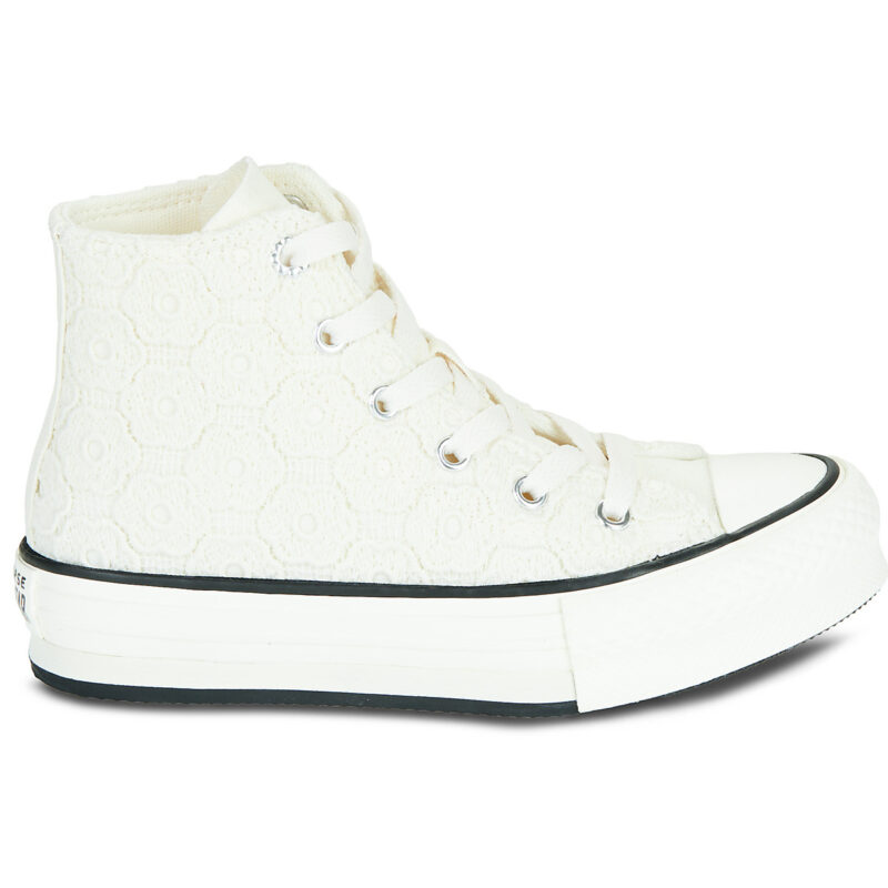 Converse Chuck Taylor All Star EVA Lift Beige Sneakers Bambina - 2