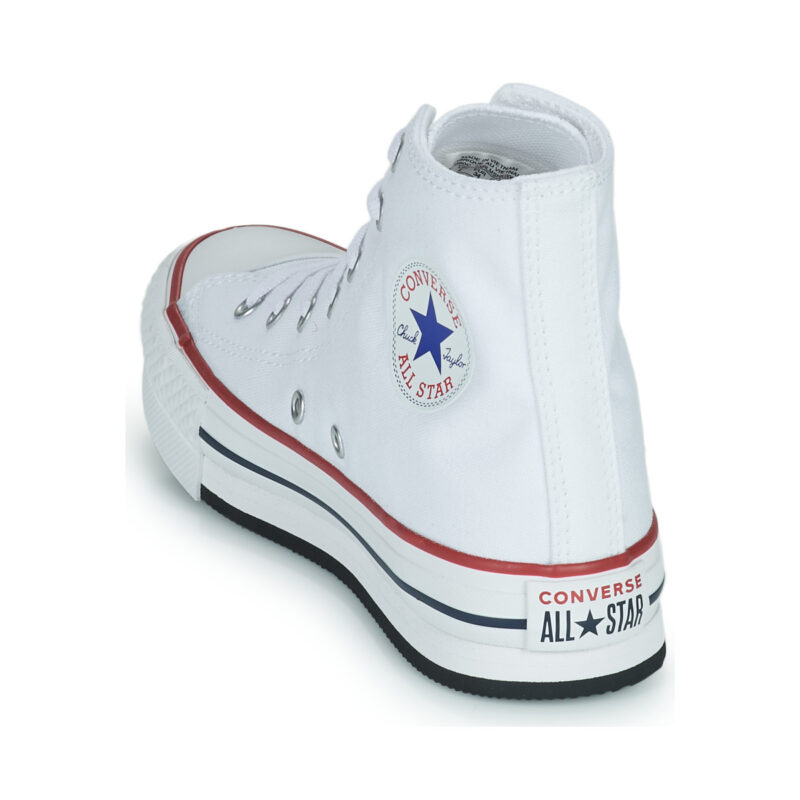 Converse Baskets montantes Chuck Taylor All Star EVA Lift Foundation blanches pour fille - 5