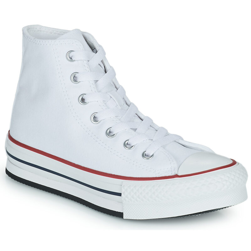 Converse Baskets montantes Chuck Taylor All Star EVA Lift Foundation blanches pour fille - 1