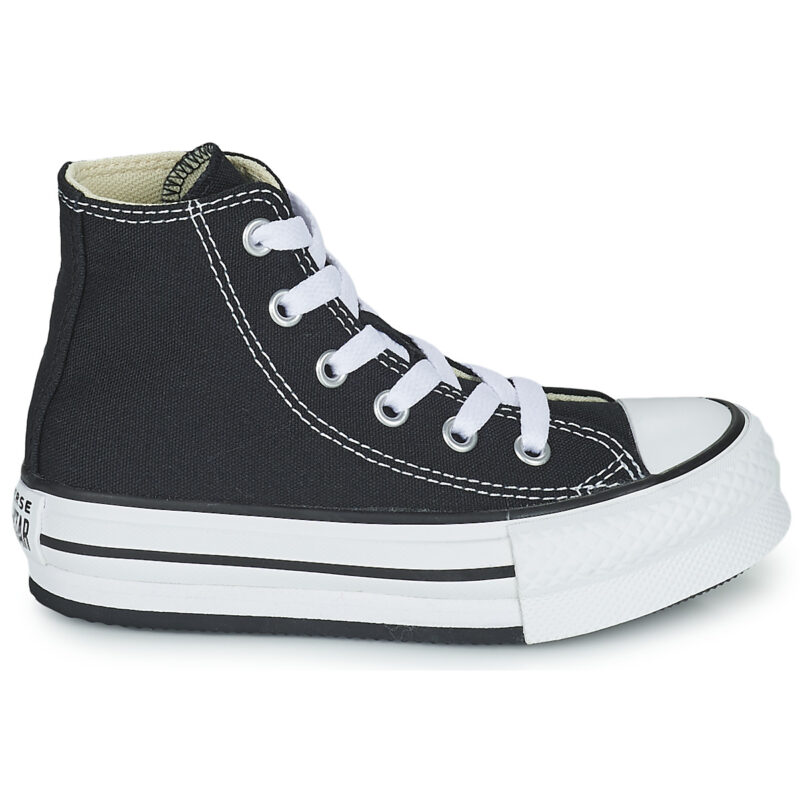 Converse Chuck Taylor All Star EVA Lift Foundation Hi Nero Sneakers Bambina - 2