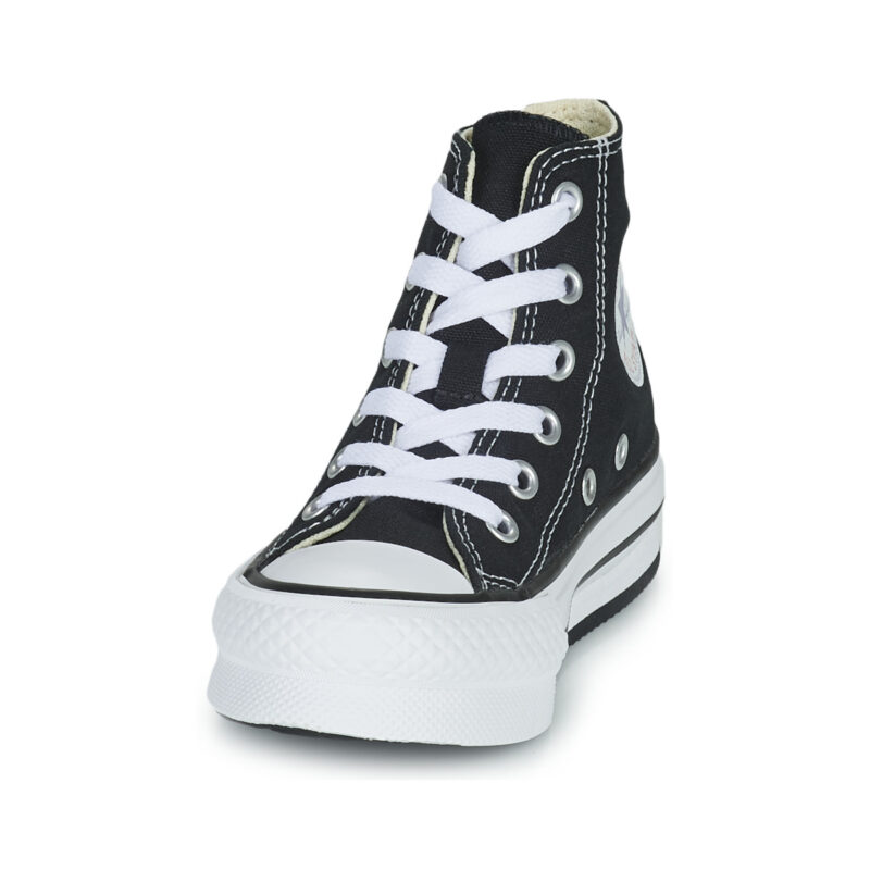Converse Chuck Taylor All Star EVA Lift Foundation Hi Nero Sneakers Bambina - 3